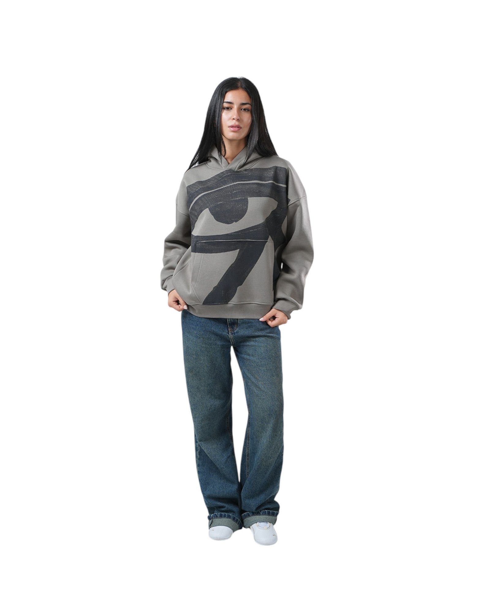 Eye of Ra Hoodie – Ash Gray Edition