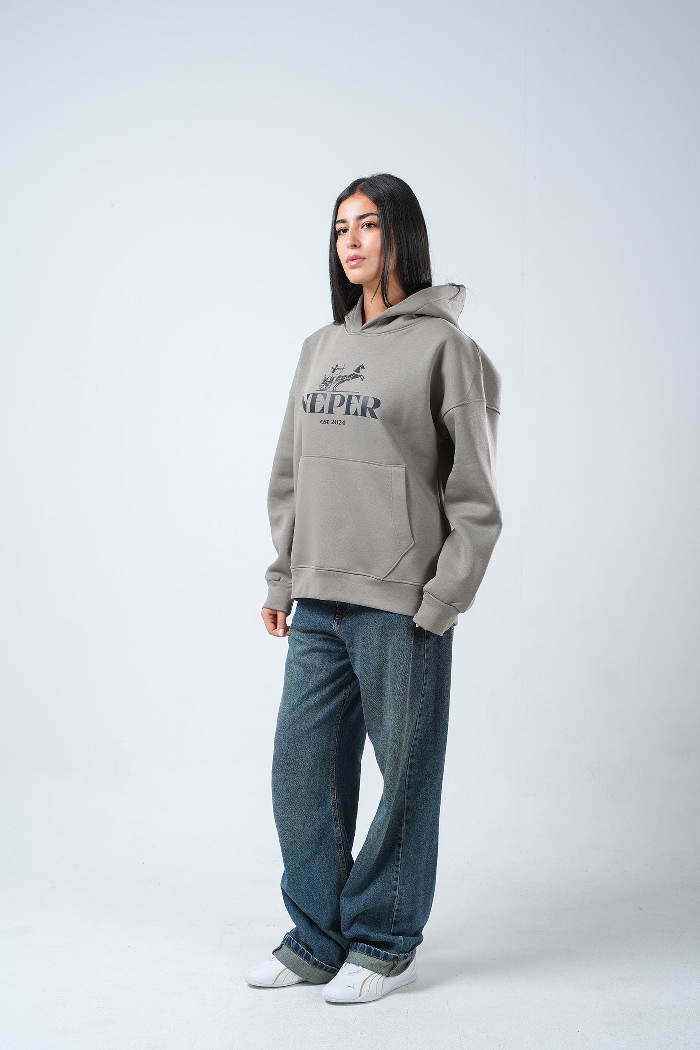 Neper Legacy Hoodie – Ash Grey Edition