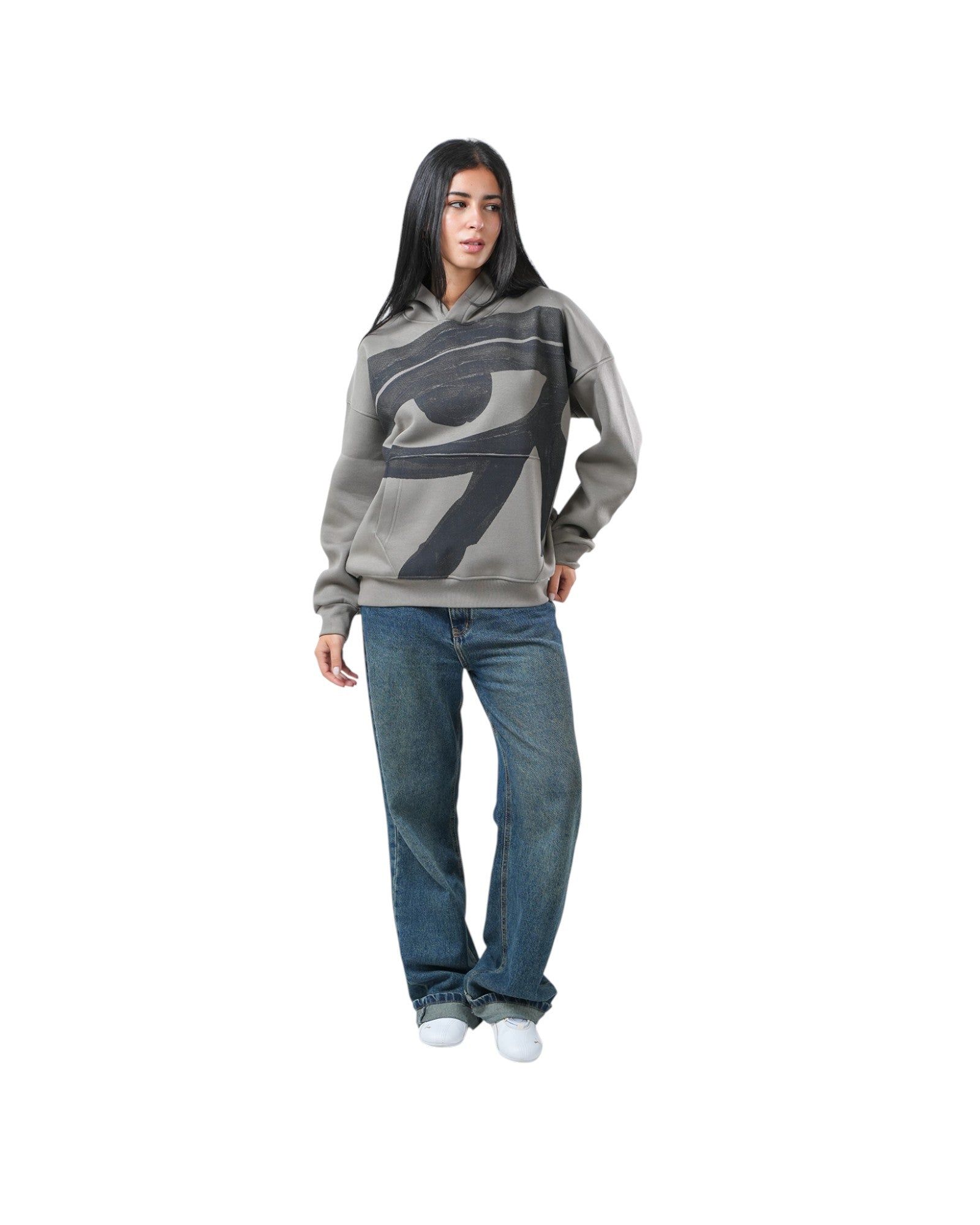 Eye of Ra Hoodie – Ash Gray Edition