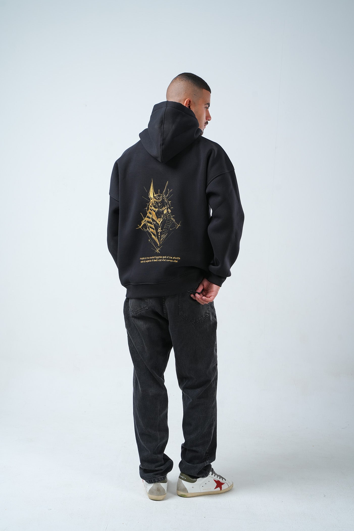 Anubis Guardian Hoodie – Black Edition