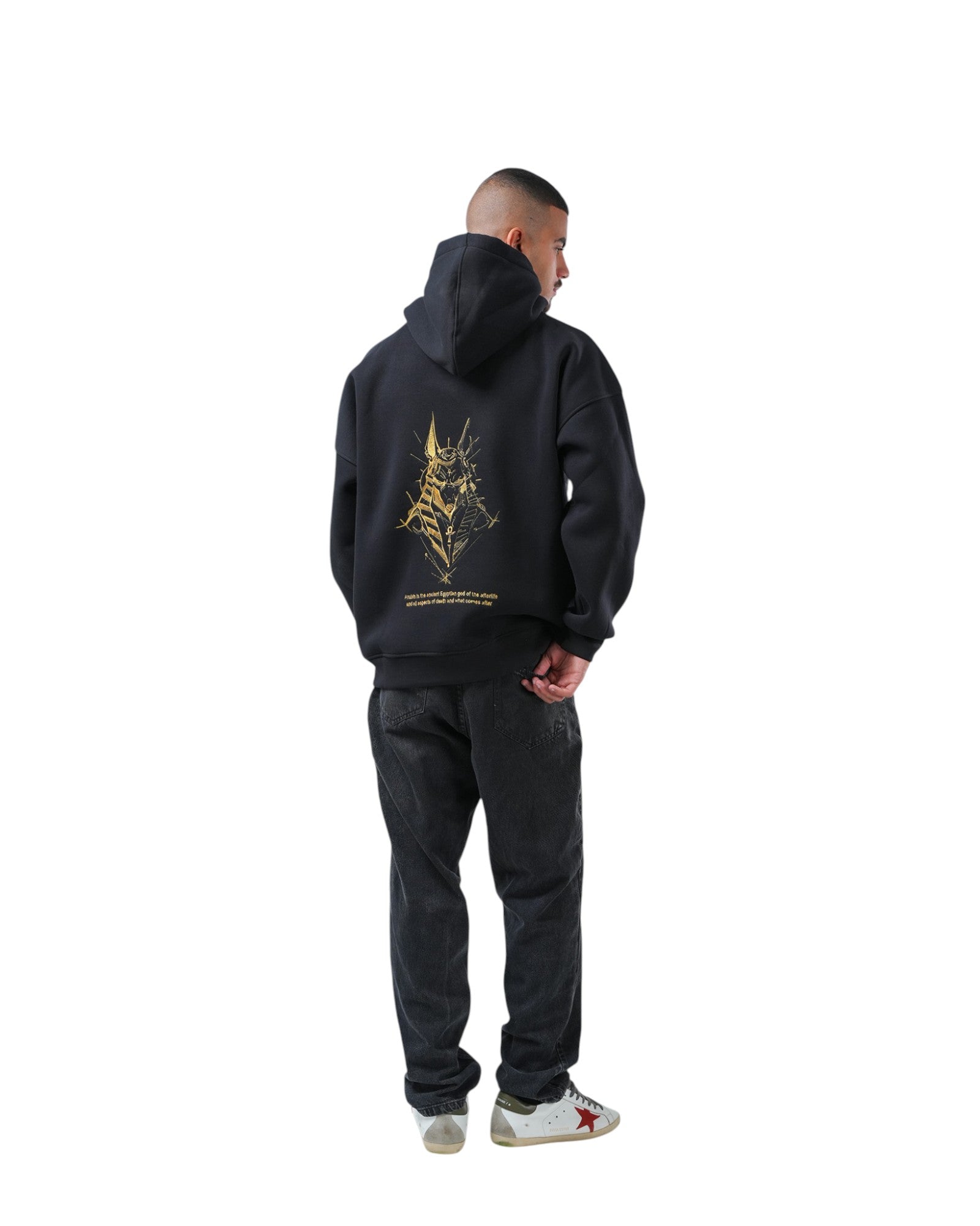 Anubis Guardian Hoodie – Black Edition