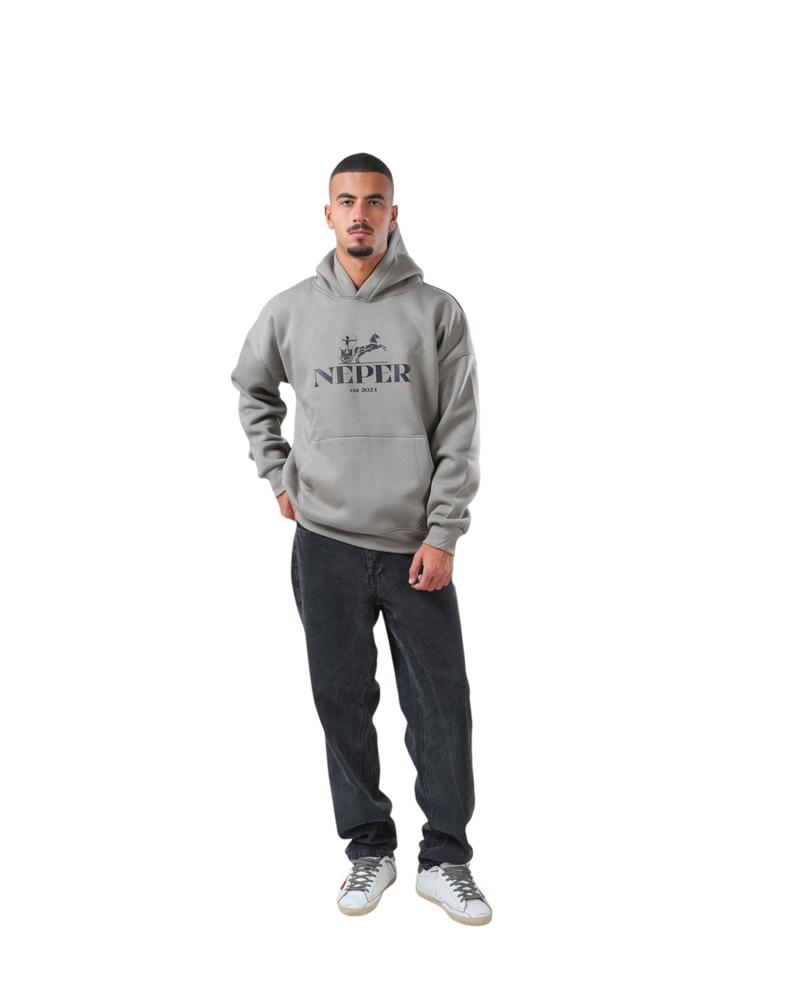 Neper Legacy Hoodie – Ash Grey Edition