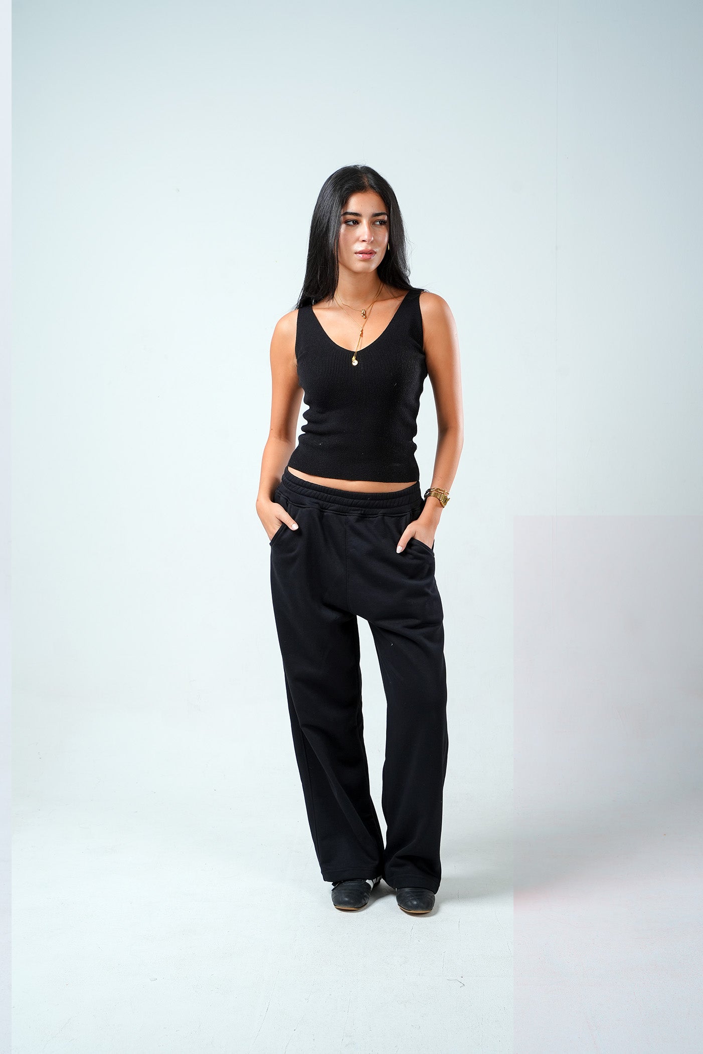 Wild Leg Sweatpants – Black