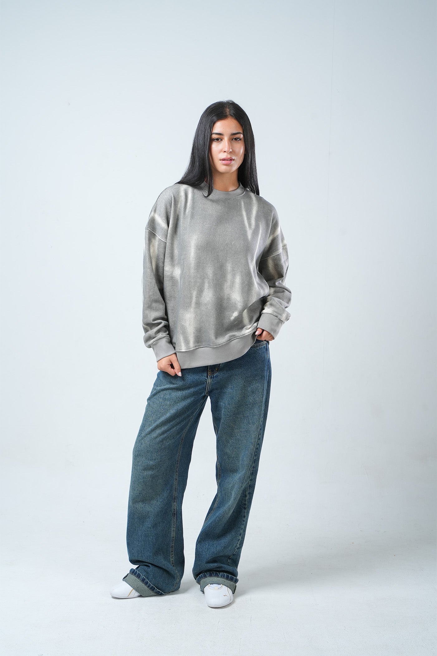 Ash Fade Crewneck – Gray