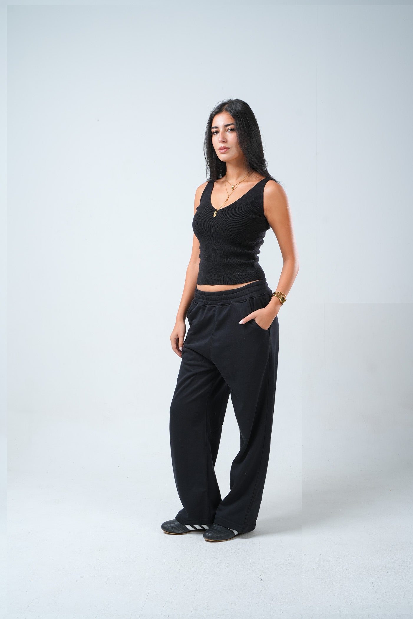 Wild Leg Sweatpants – Black