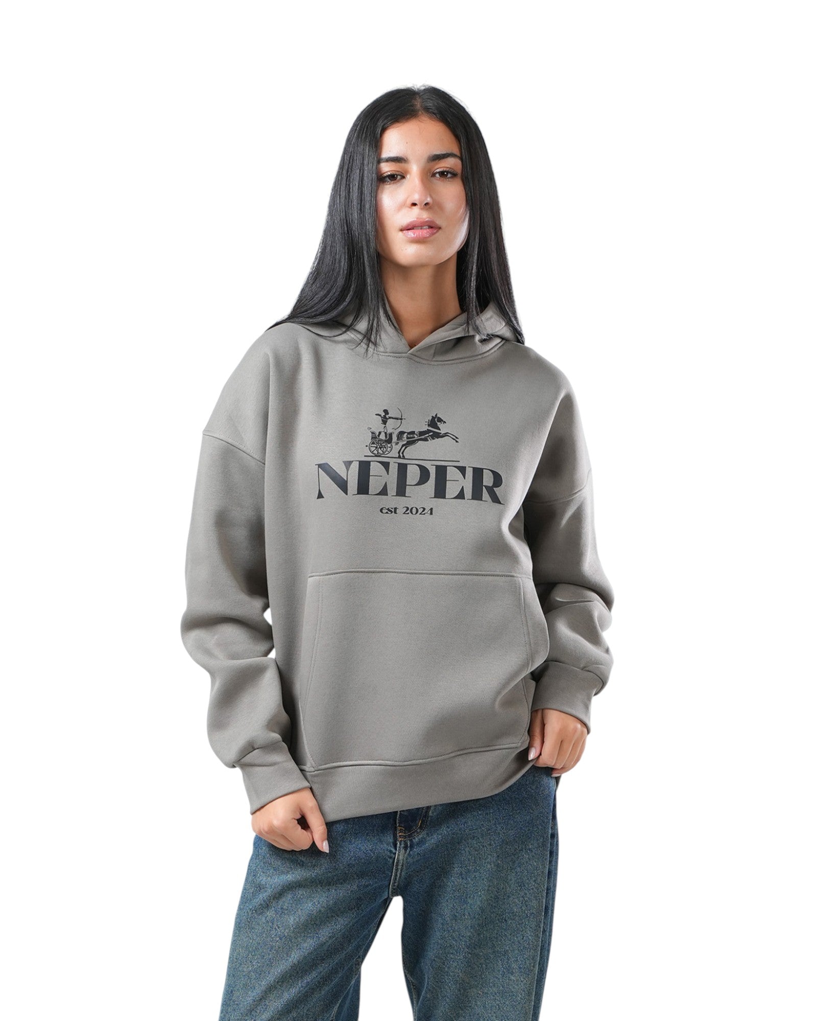 Neper Legacy Hoodie – Ash Grey Edition