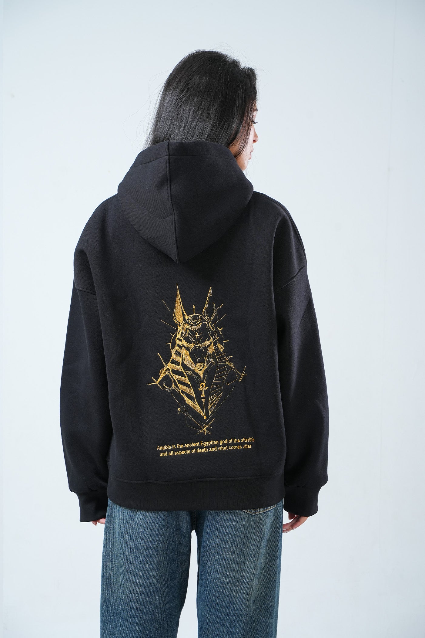 Anubis Guardian Hoodie – Black Edition