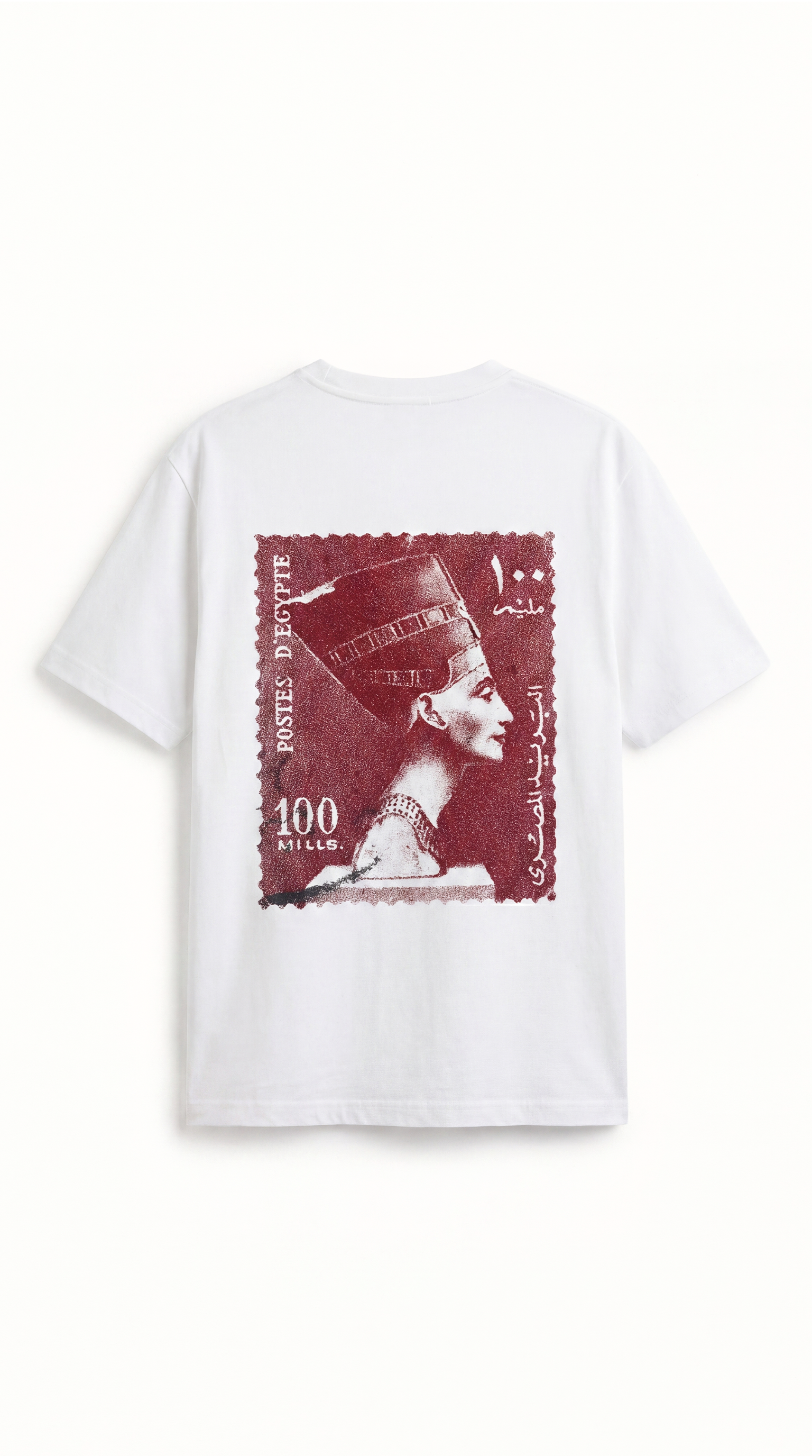 Nefertiti Stamp Tee - White