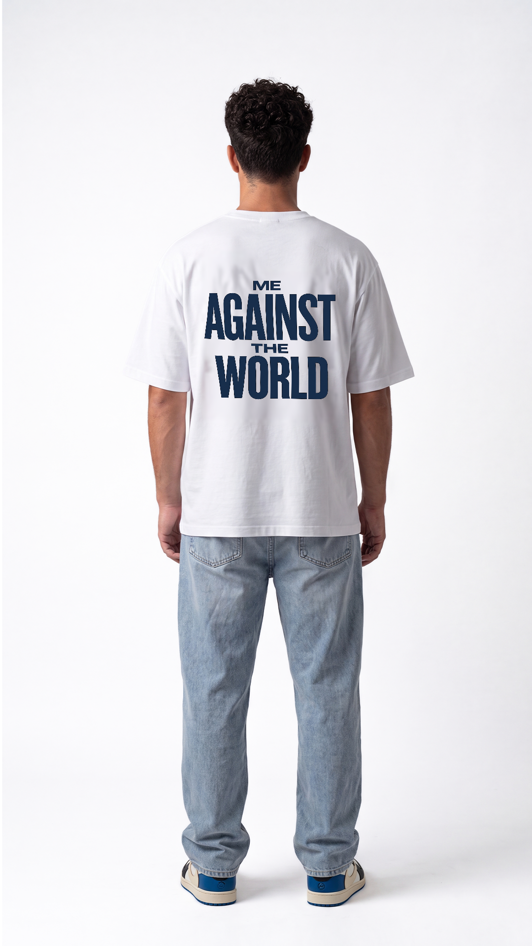 Against The World Tee - White