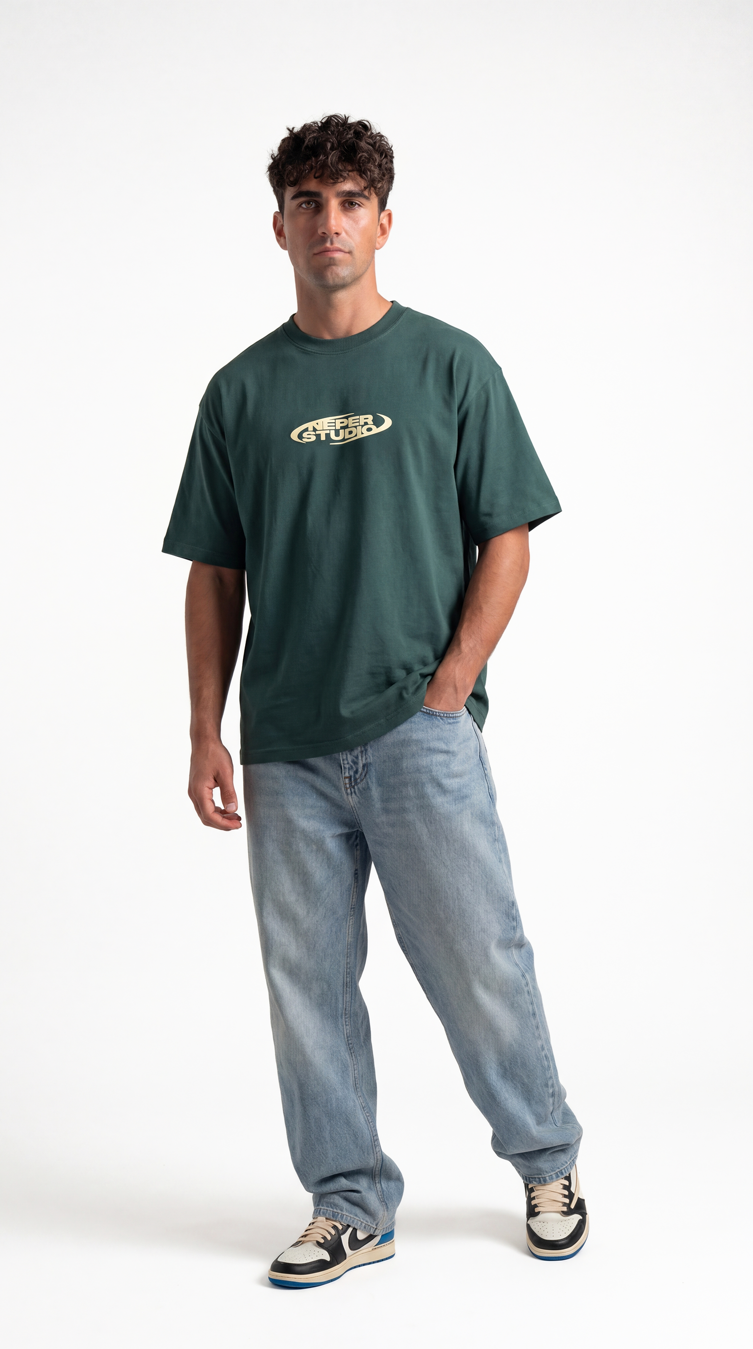 Studio Division Tee– Emerald Green