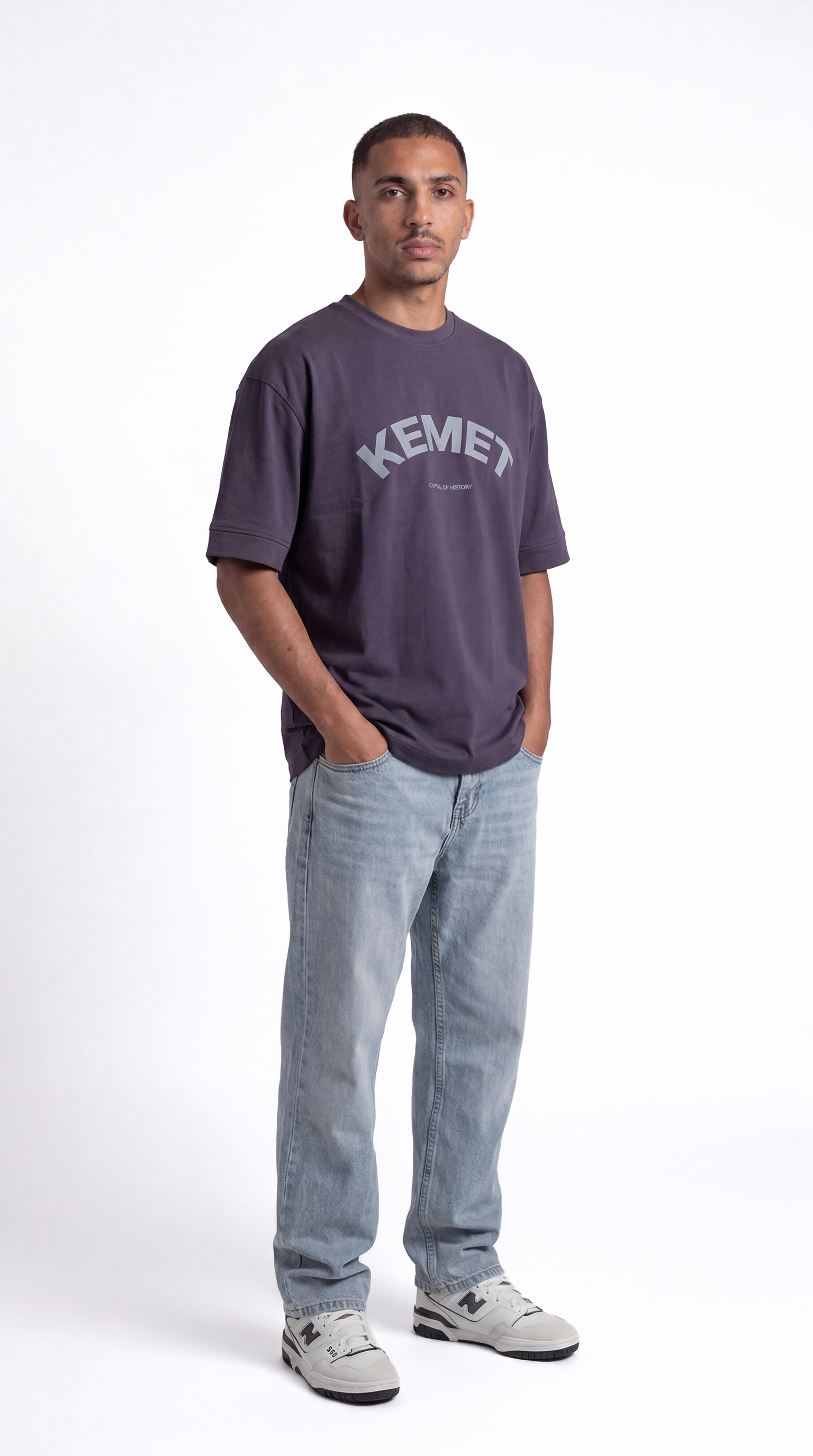 Kemet Arch Tee – Mauve Purple