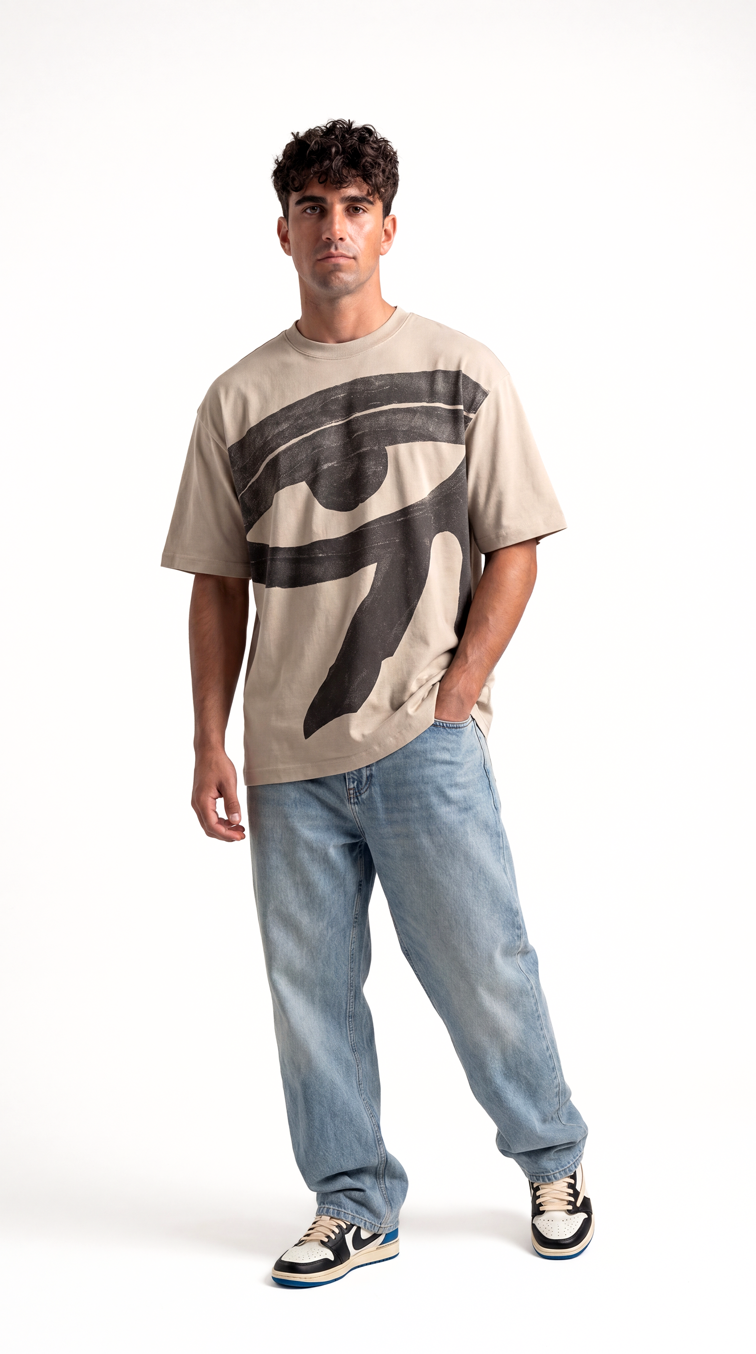 Eye of Ra Tee – Ash Gray