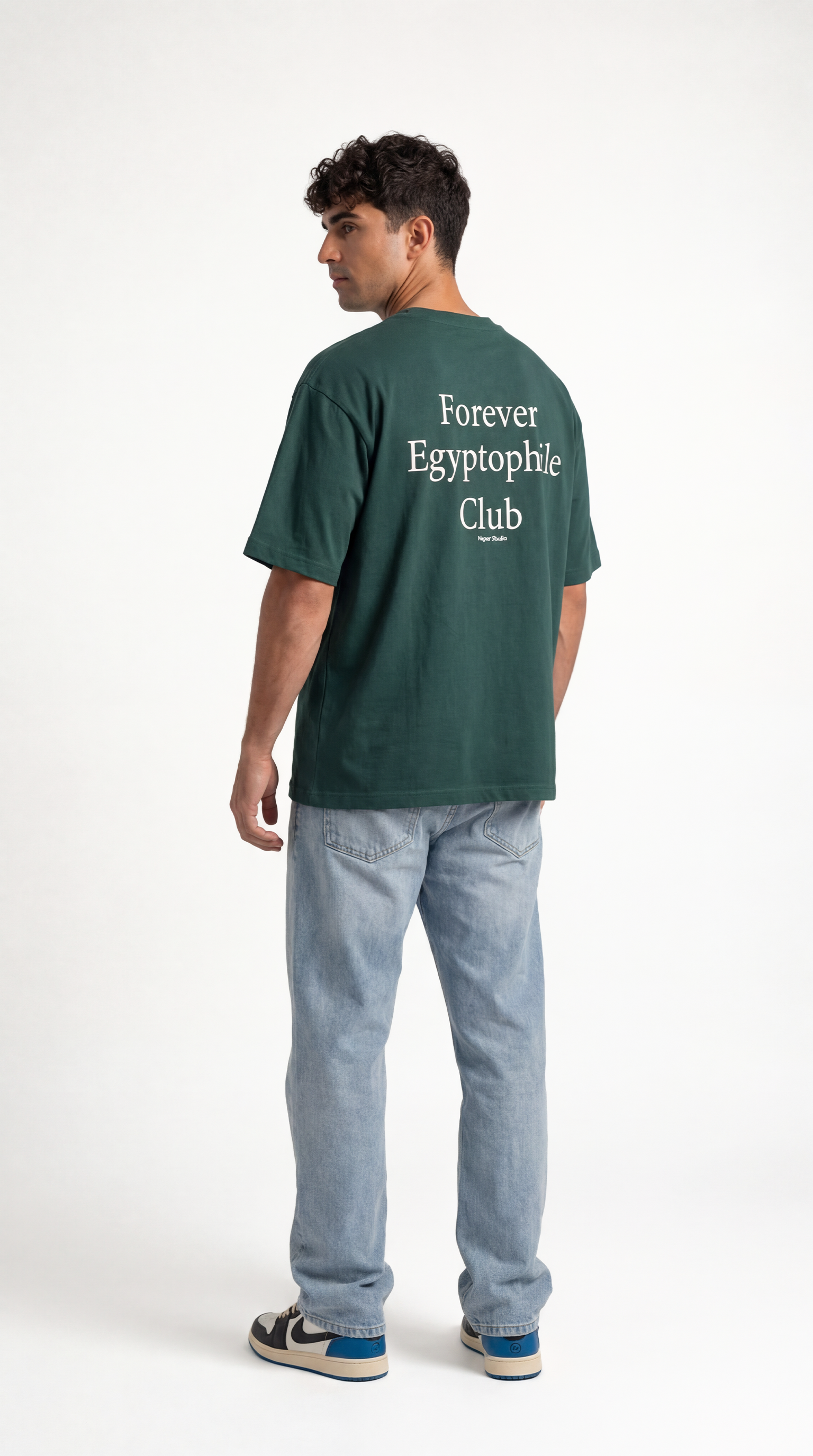 Egyptophile Club Tee – Emerald Green