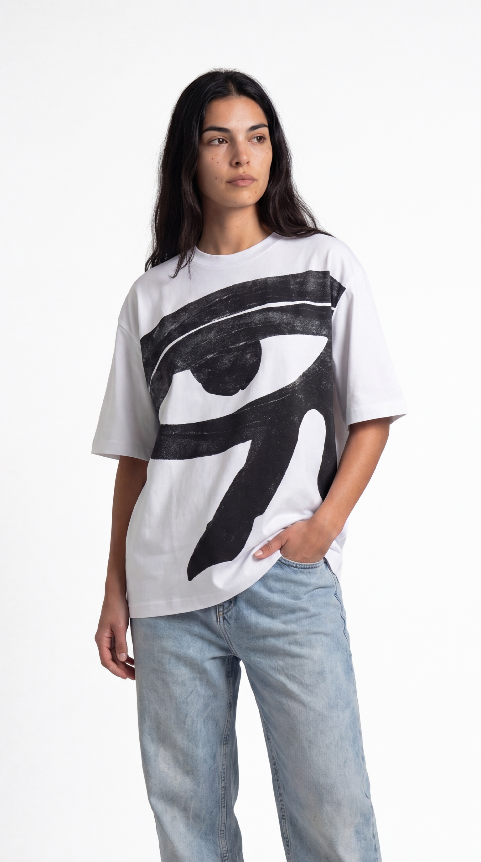 Eye of Ra Tee – White
