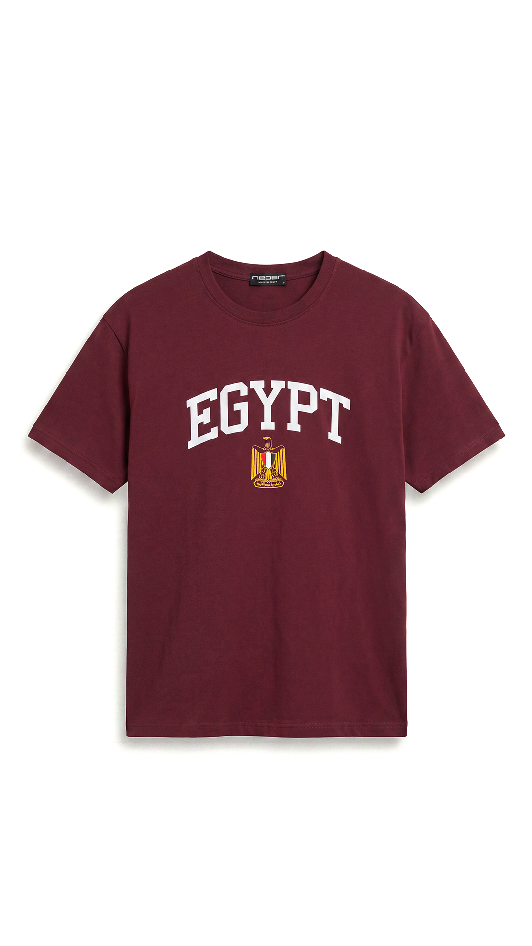 Egypt Heritage Tee – Burgundy