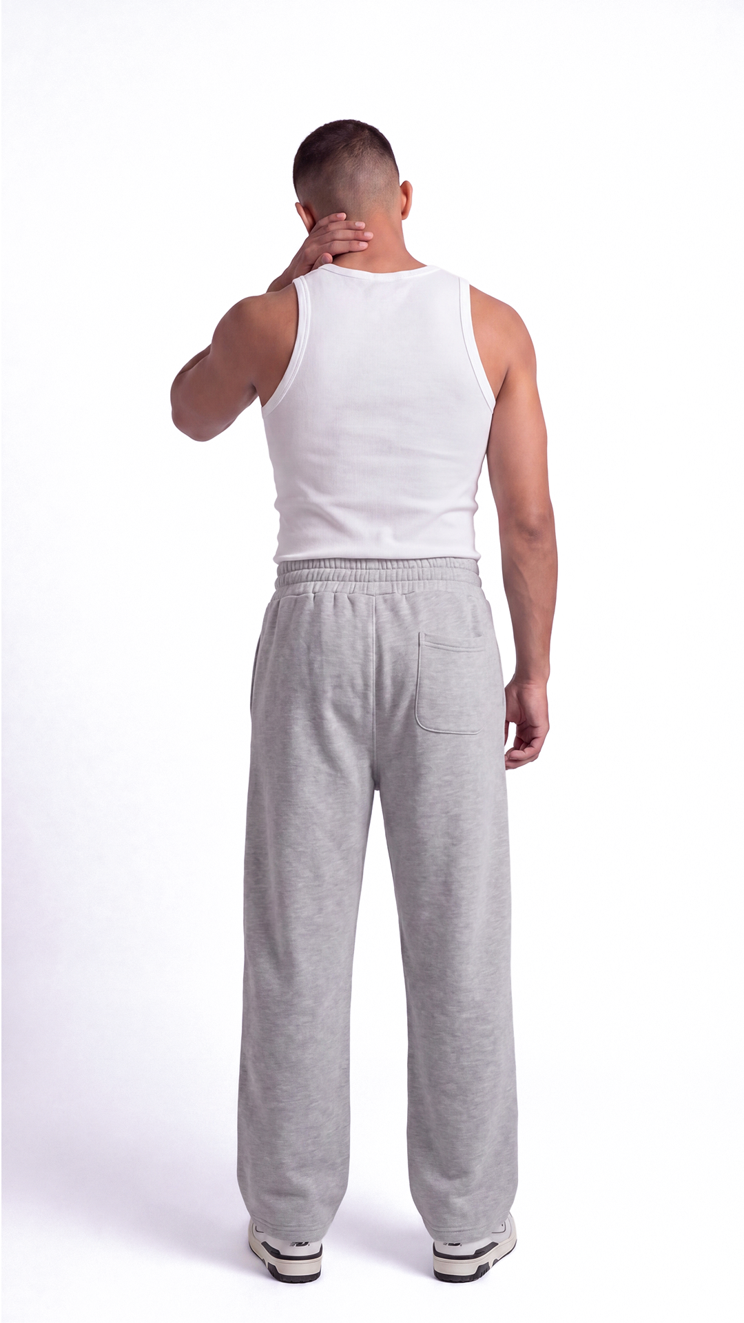 Wide Leg Sweatpants – Gray