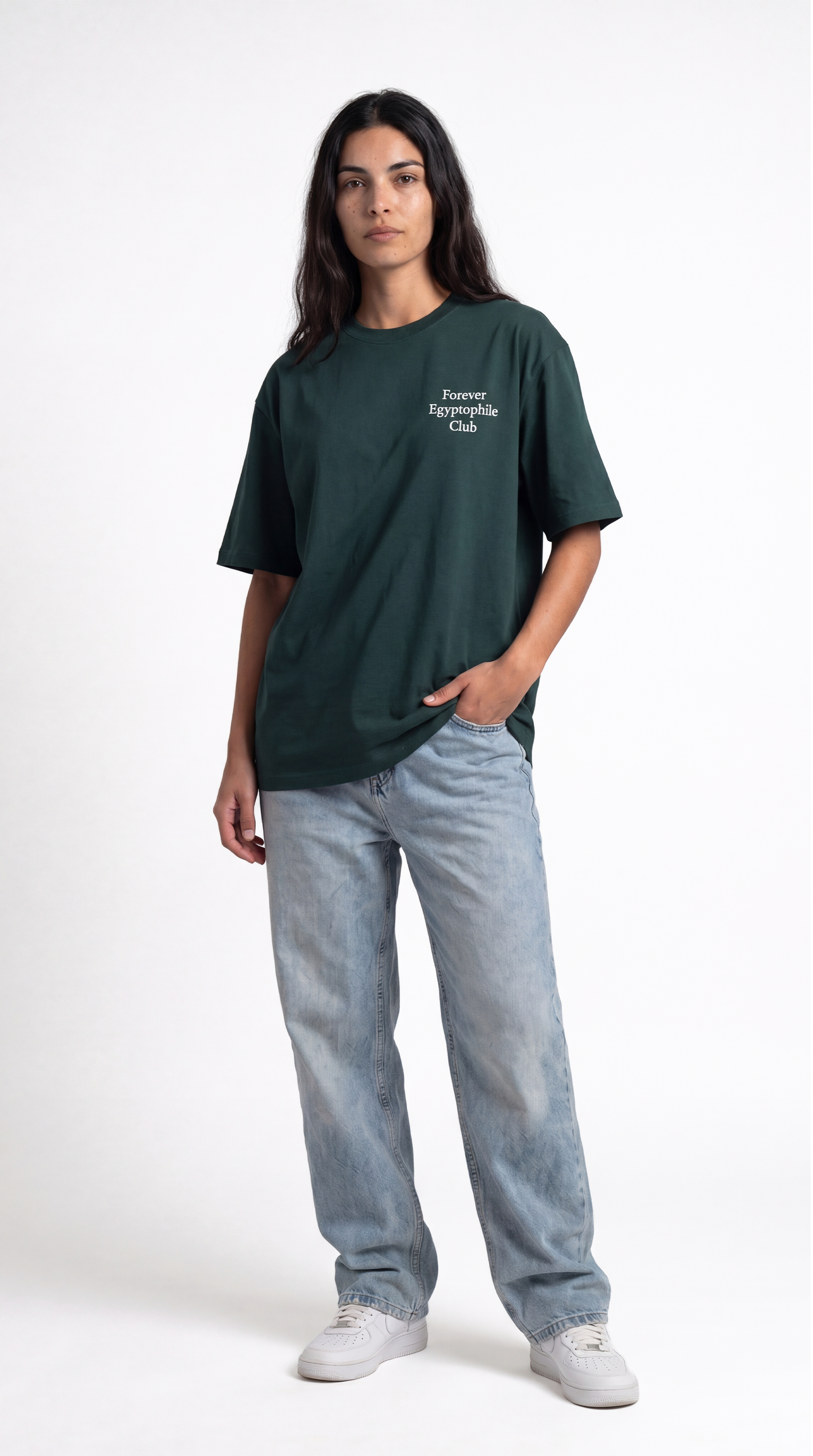Egyptophile Club Tee – Emerald Green