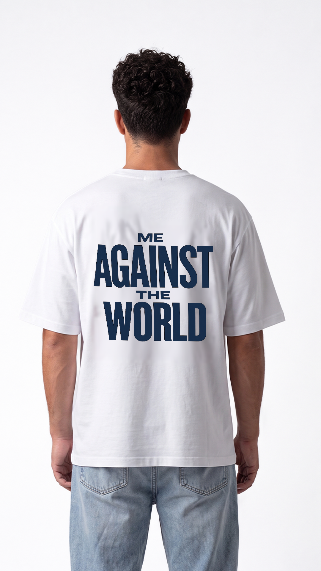 Against The World Tee - White