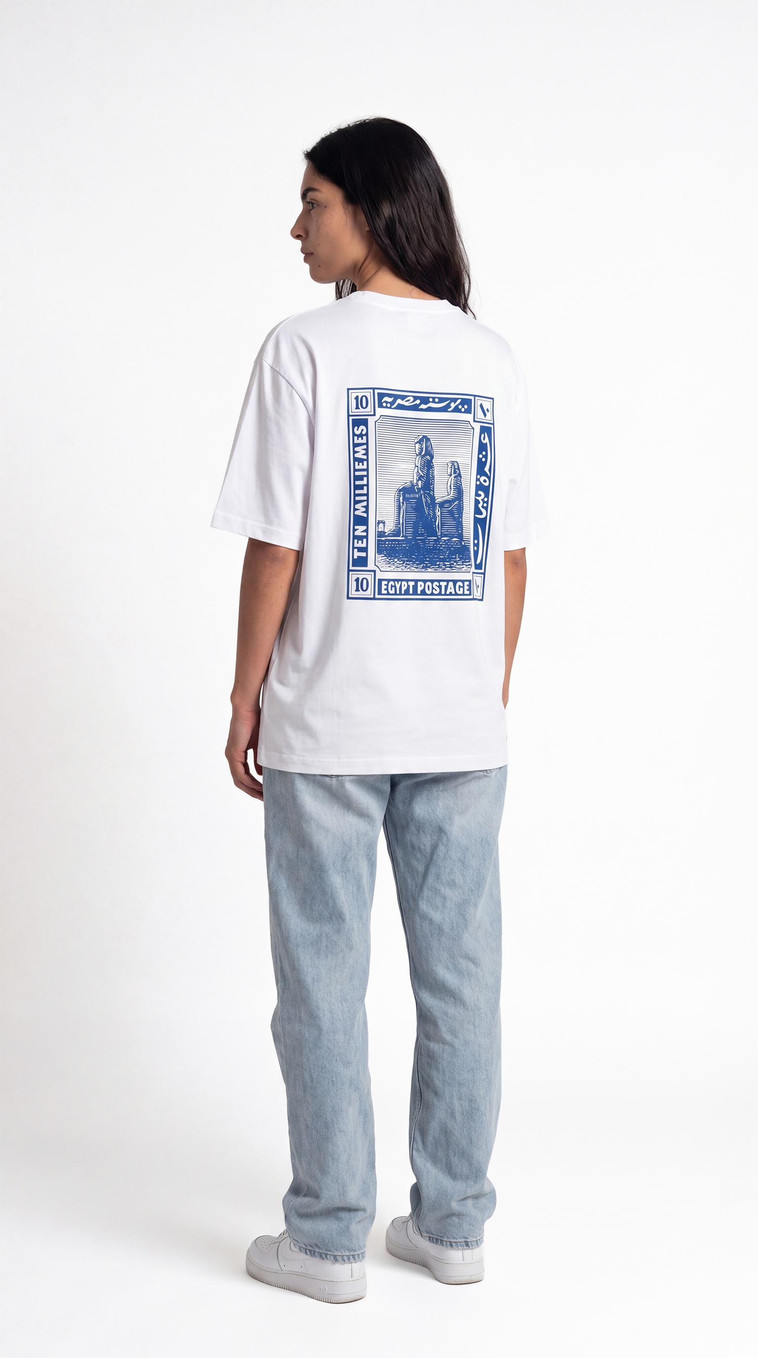 Kemet Stamp Tee - White