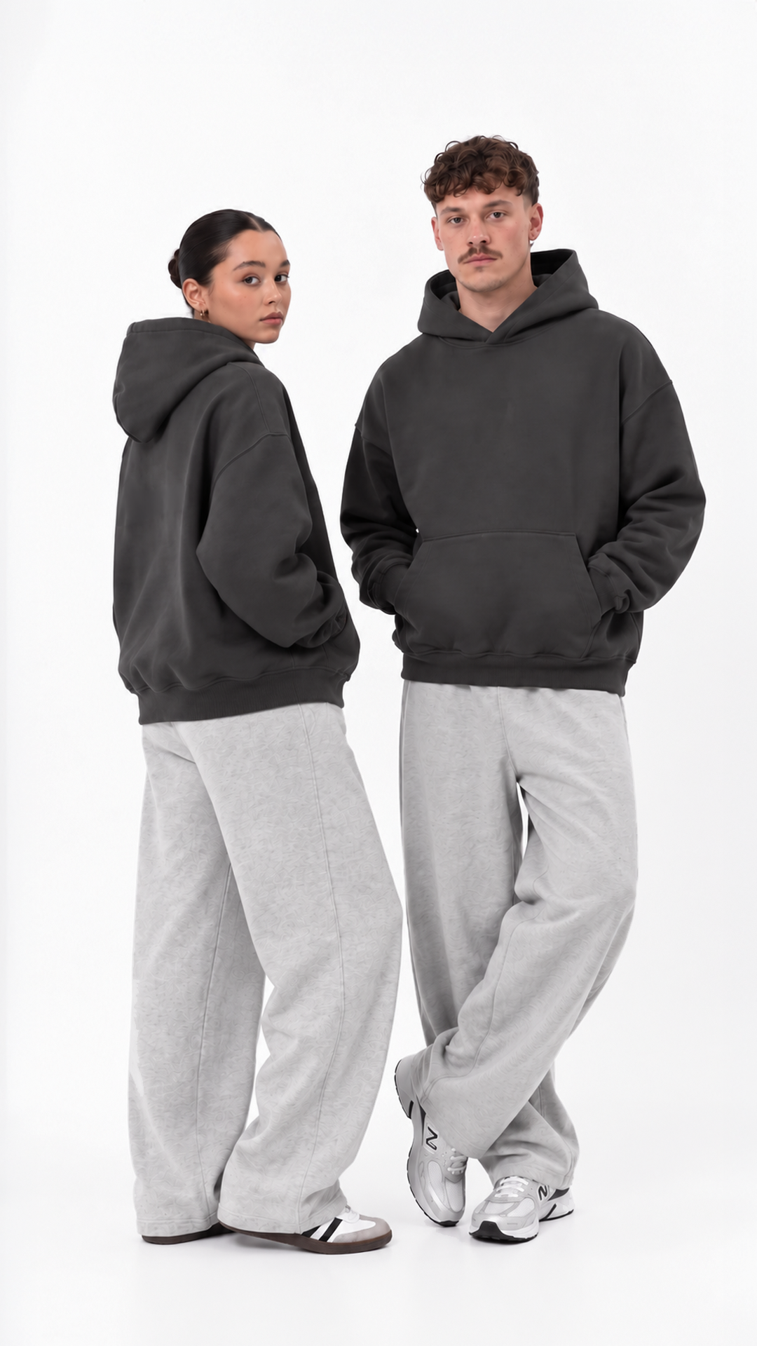 Essential Oversize Hoodie — Charcoal — Essential Oversize Hoodie - Charcoal - 01.png