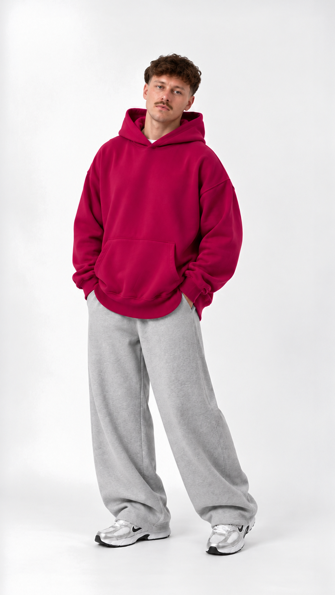 Essential Oversize Hoodie — Hot Pink — Artboard 37.png