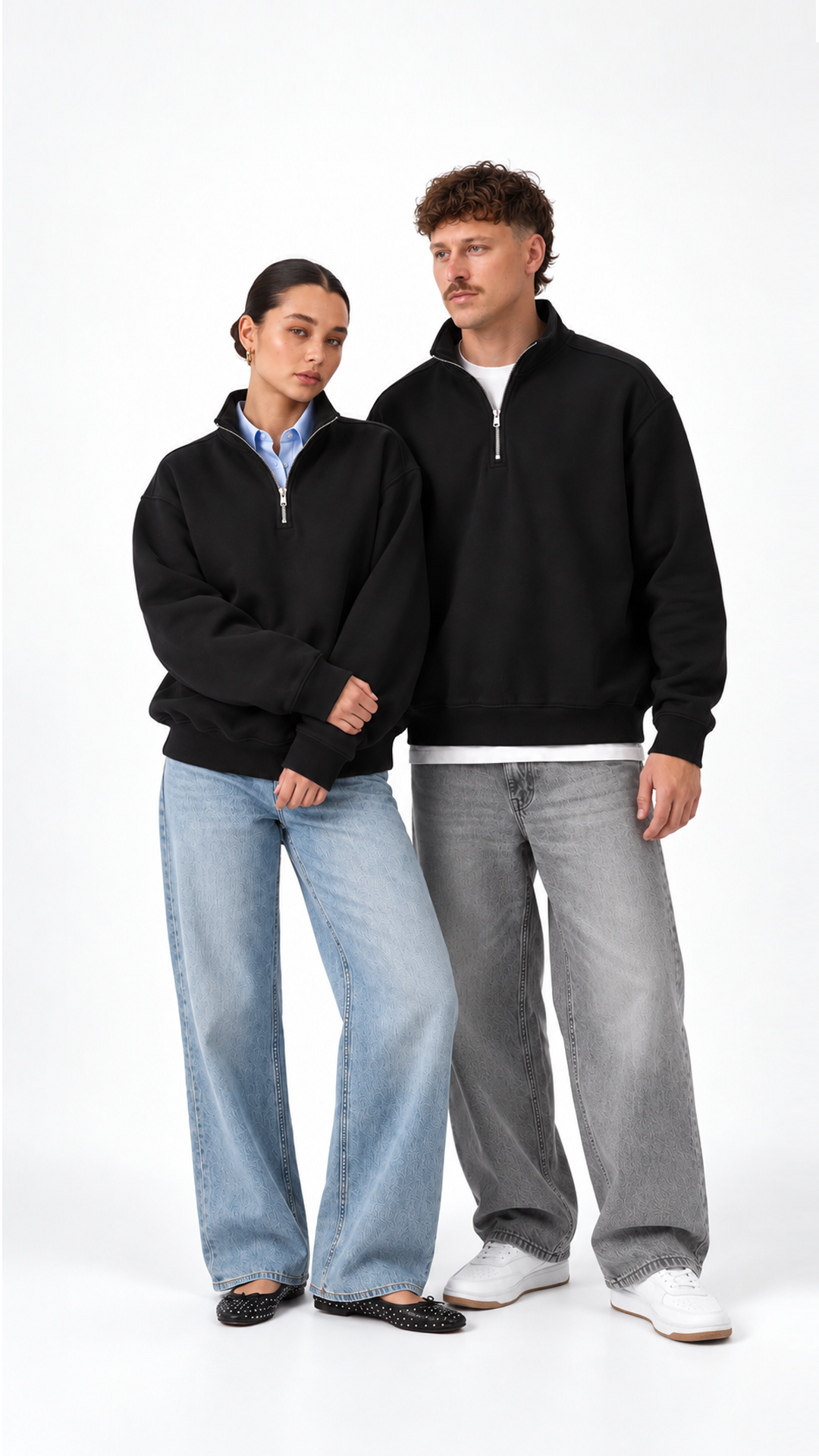 Essential Oversize Quarter Zip — Black — Artboard 81.png