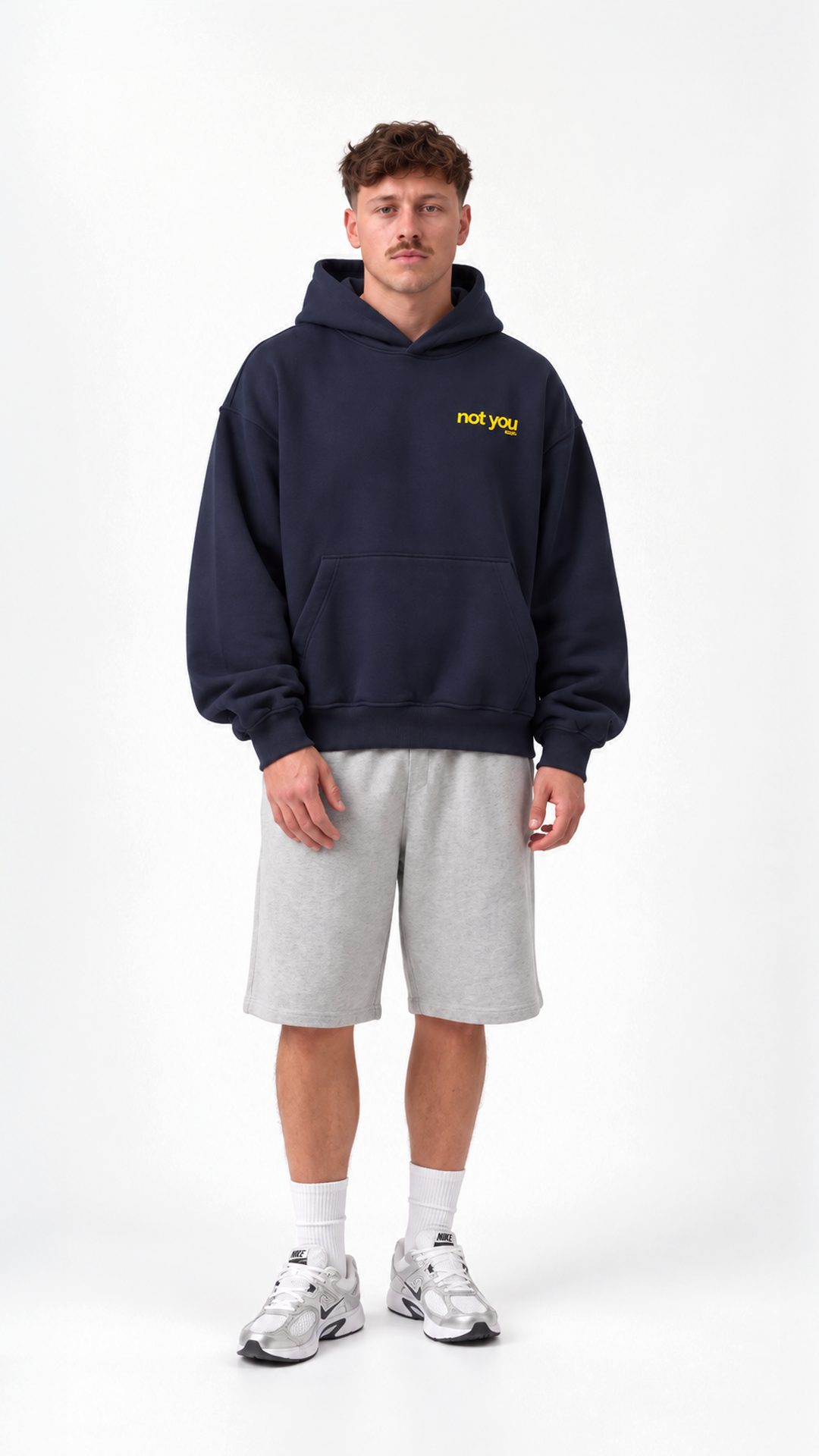Not You Oversize Hoodie — Not You Oversize Hoodie - Navy - 03.png