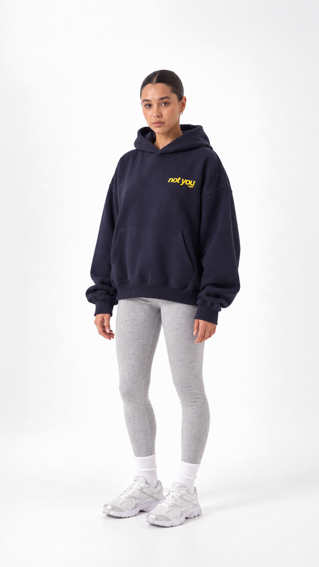 Not You Oversize Hoodie — Not You Oversize Hoodie - Navy - 02.png