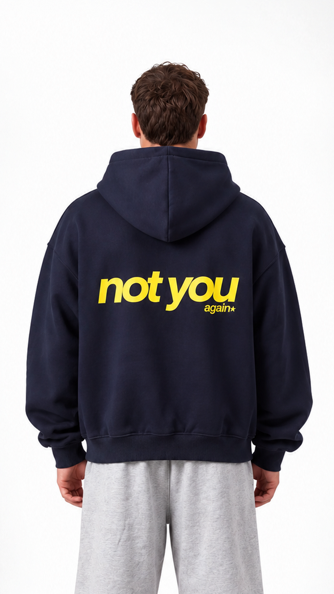 Not You Oversize Hoodie — Not You Oversize Hoodie - Navy - 05.png