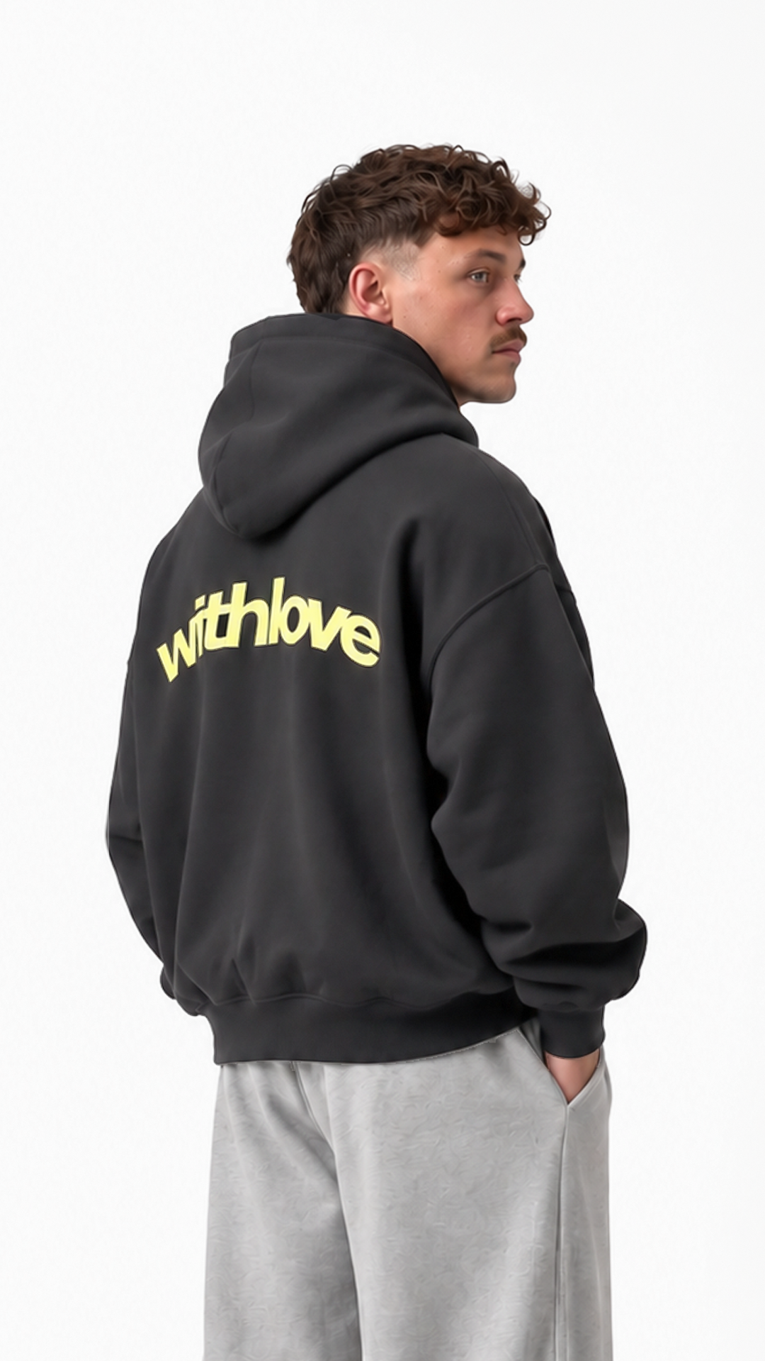 With Love Oversize Hoodie — Charcoal — With Love Oversize Hoodie - Charcoal - 04.png
