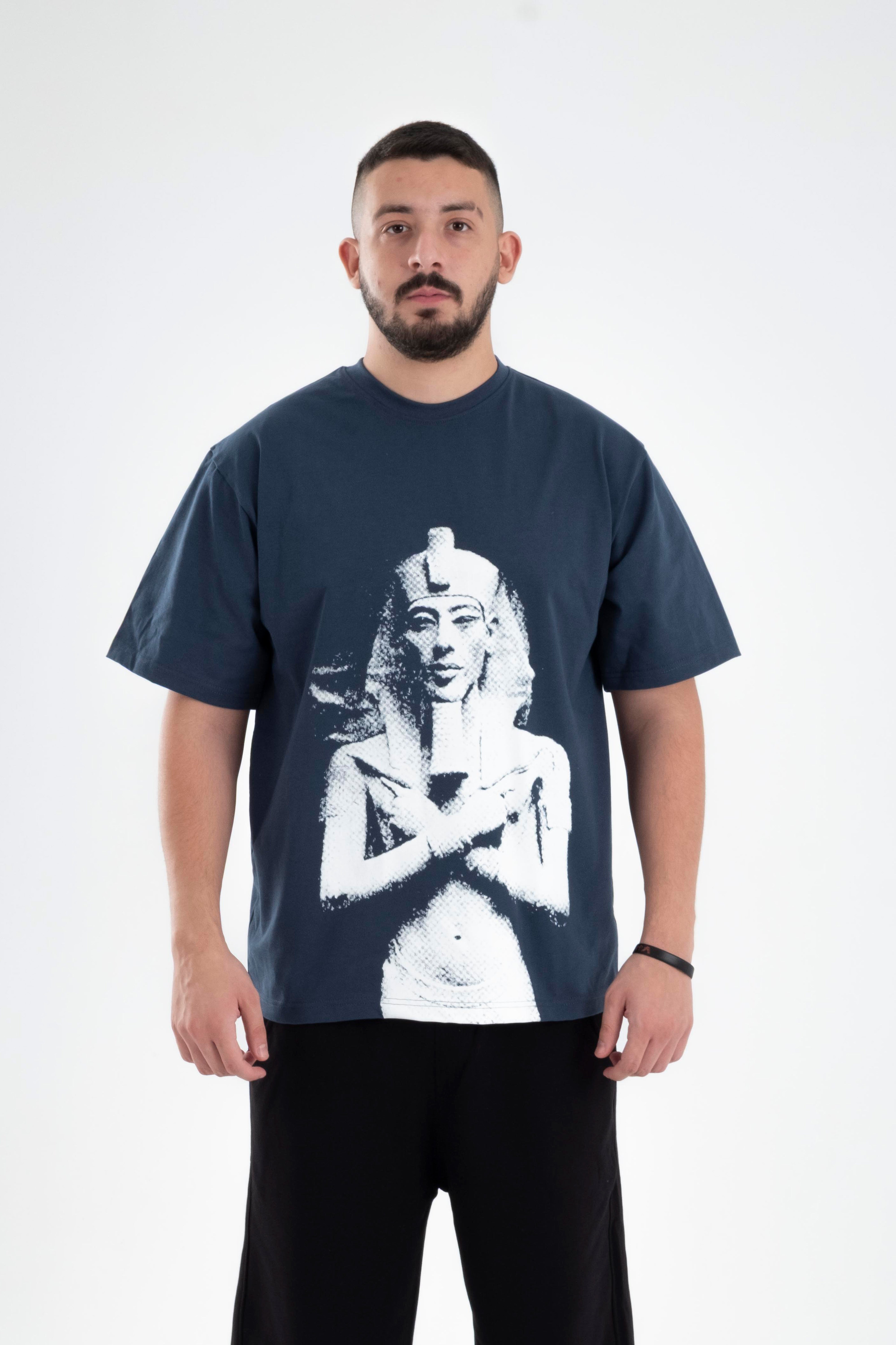 Akhen Shades Tee - Indigo