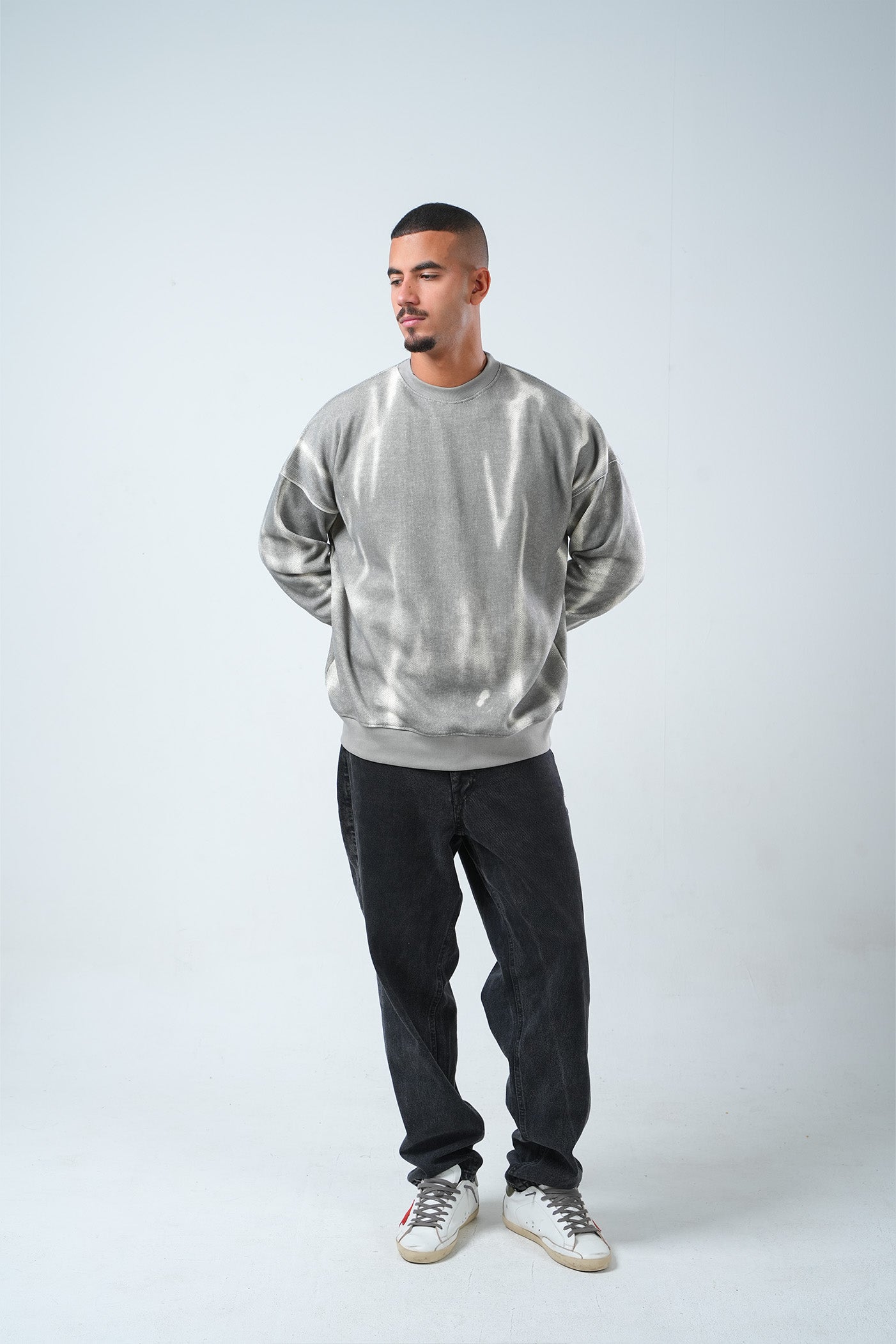 Ash Fade Crewneck – Gray
