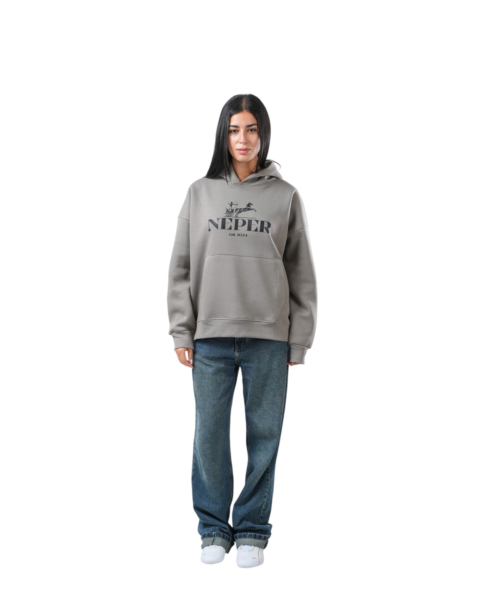 Neper Legacy Hoodie – Ash Grey Edition
