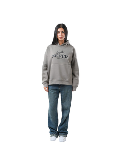 Neper Legacy Hoodie – Ash Grey Edition