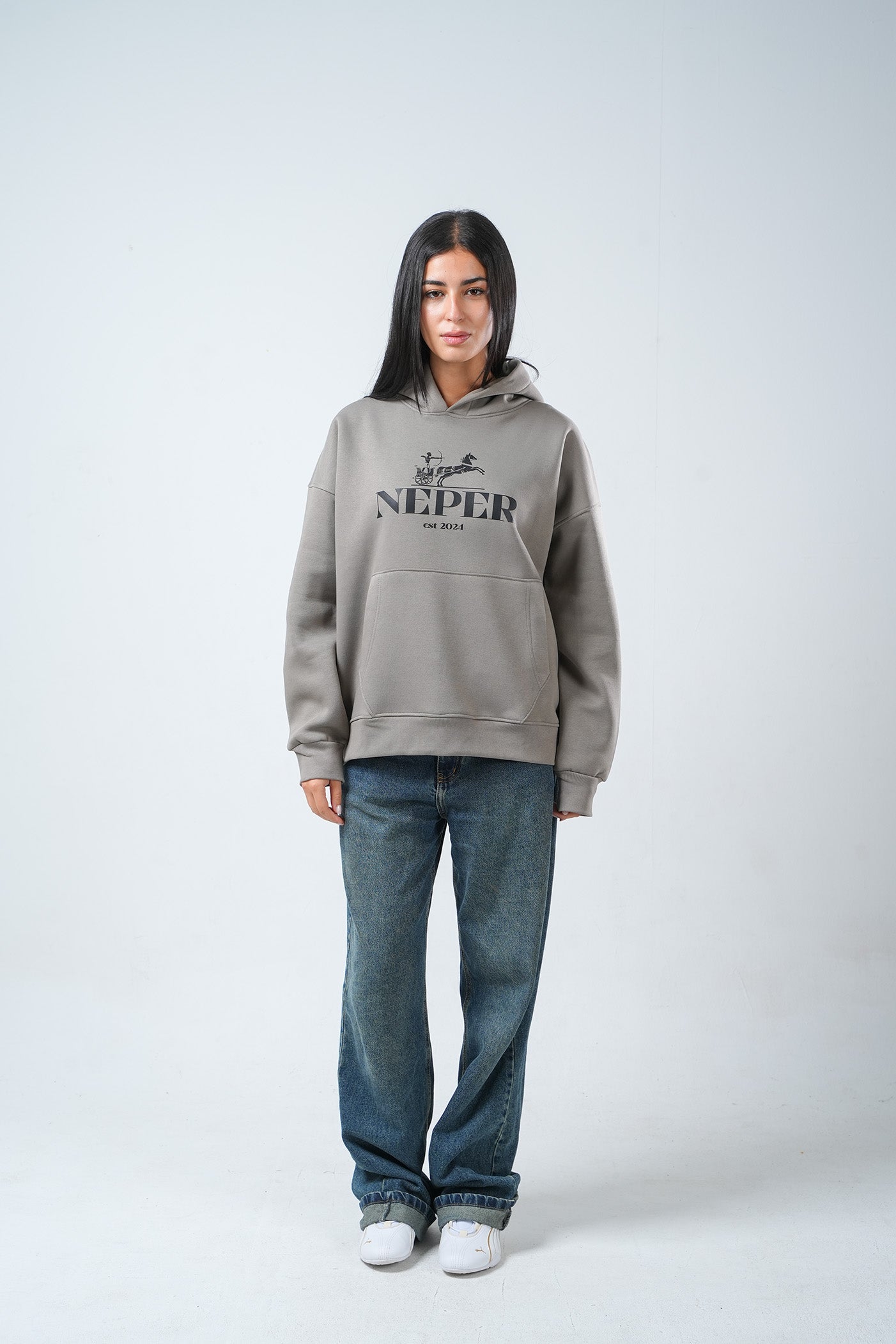 Neper Legacy Hoodie – Ash Grey Edition