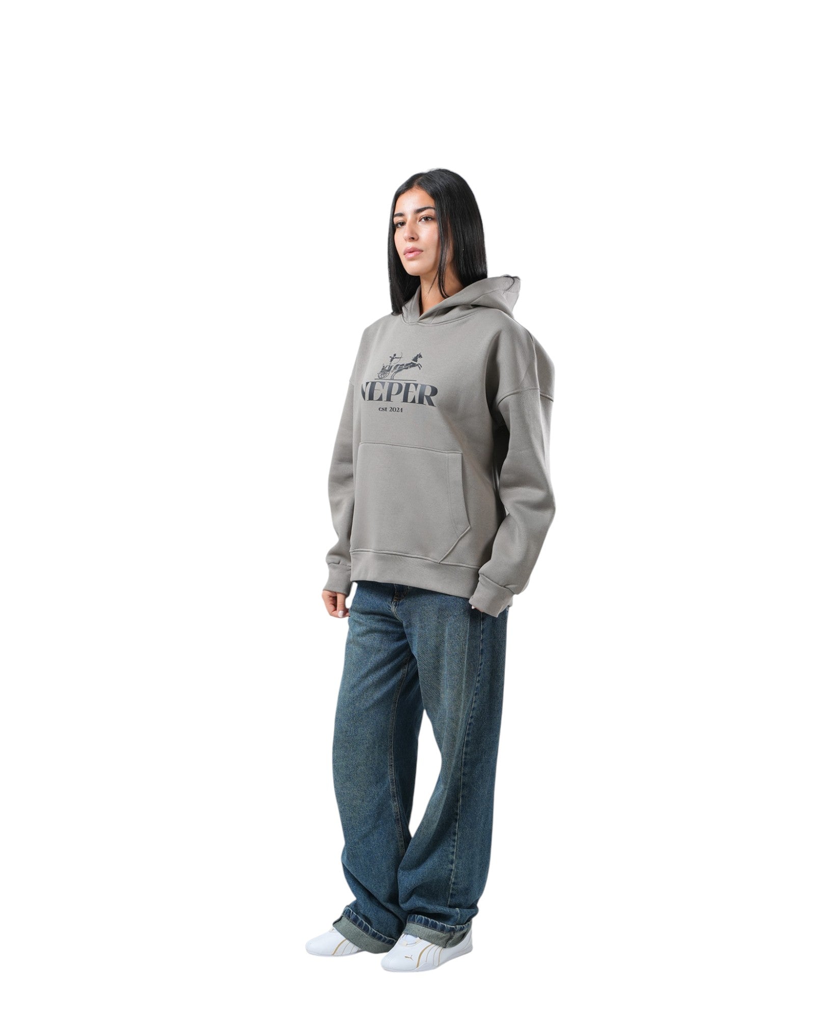 Neper Legacy Hoodie – Ash Grey Edition