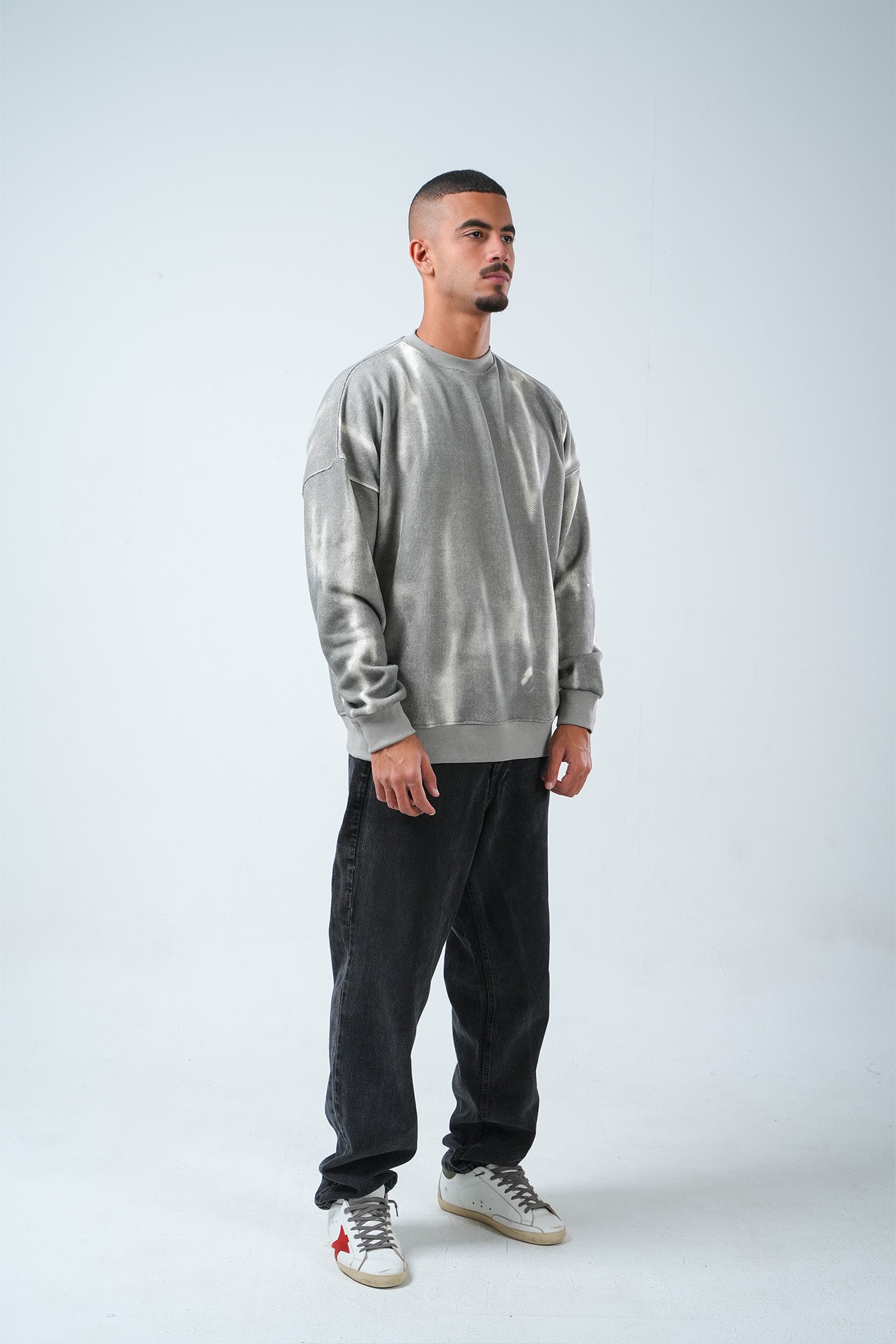Ash Fade Crewneck – Gray