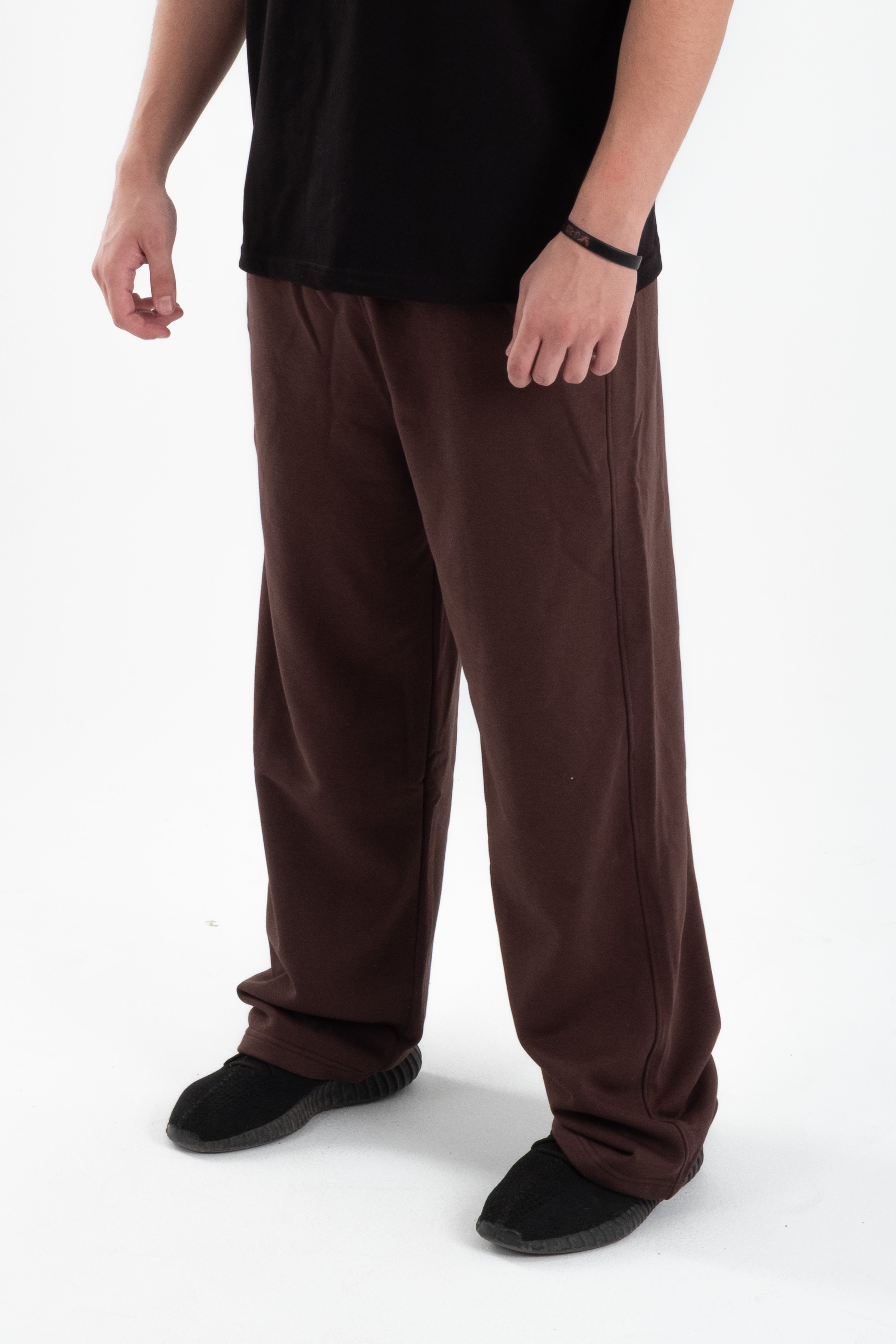 Wild Leg Sweatpants – Dark-Brown
