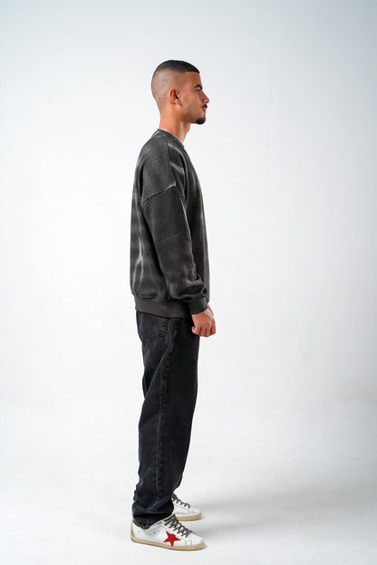 Ash Fade Crewneck – Charcoal Grey