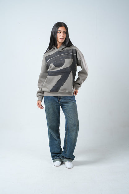 Eye of Ra Hoodie – Ash Grey Edition