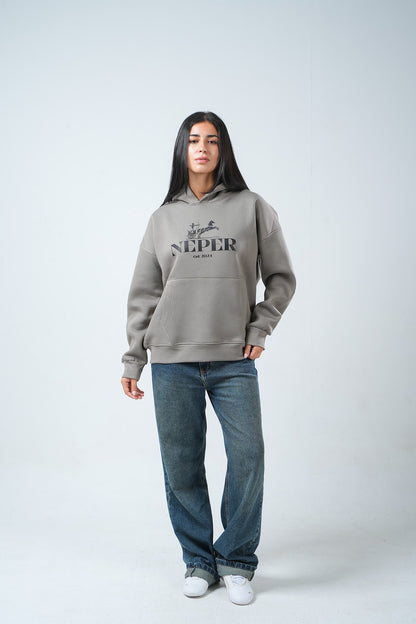 Neper Legacy Hoodie – Ash Grey Edition