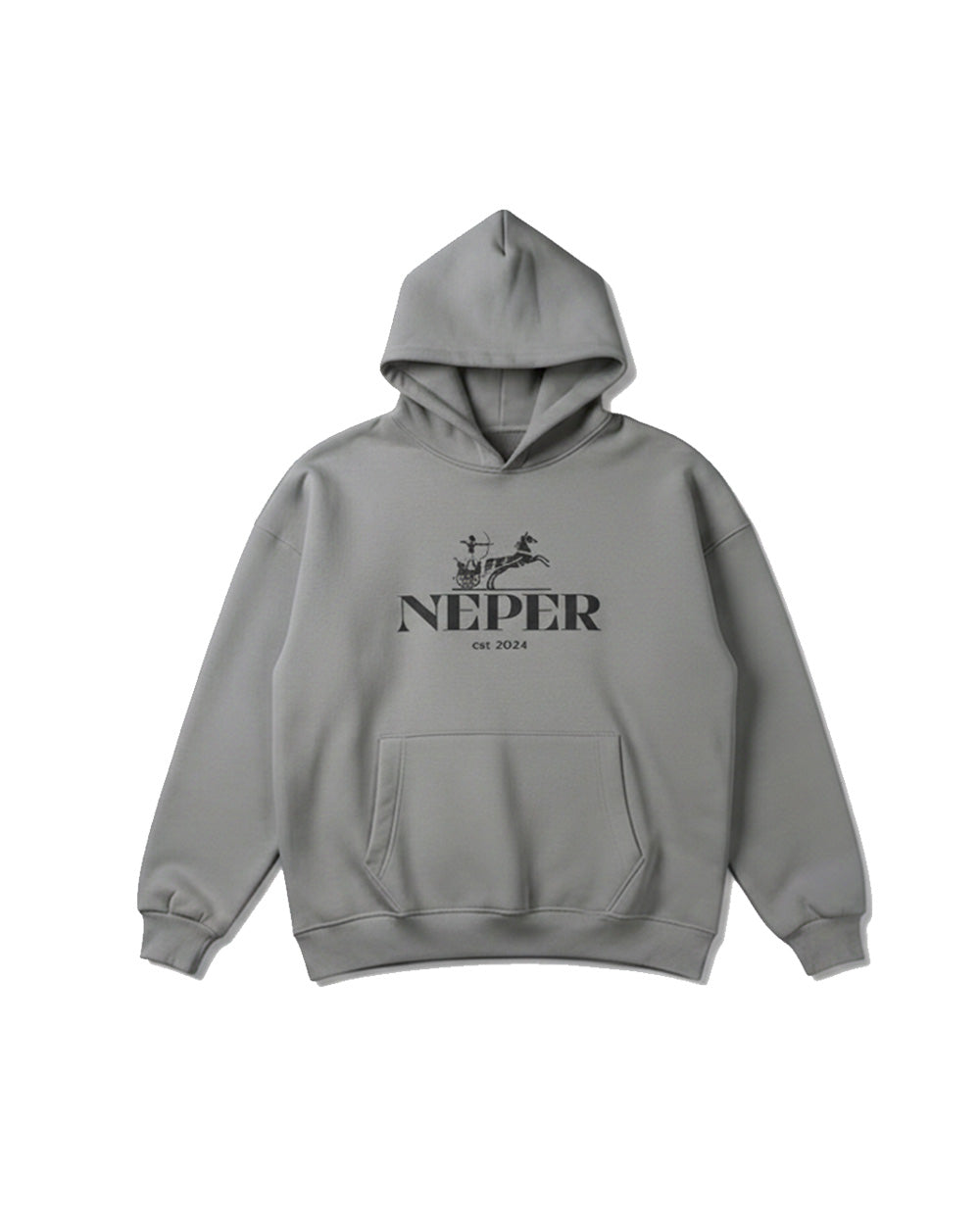 Neper Legacy Hoodie – Ash Grey Edition