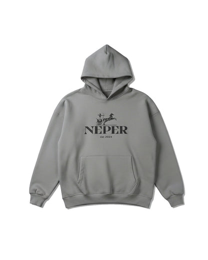 Neper Legacy Hoodie – Ash Grey Edition