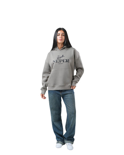 Neper Legacy Hoodie – Ash Grey Edition