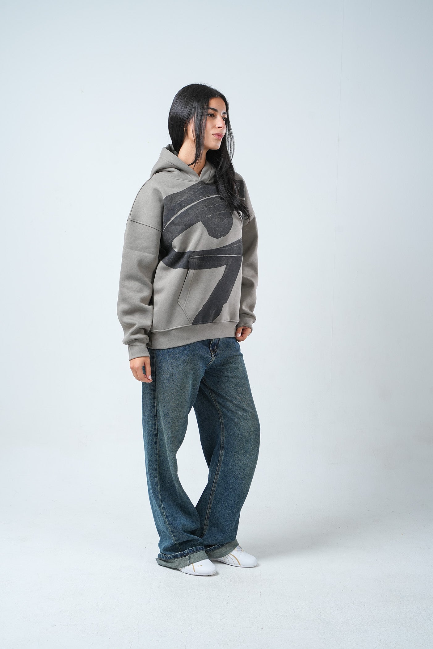 Eye of Ra Hoodie – Ash Grey Edition