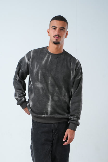 Ash Fade Crewneck – Charcoal Grey