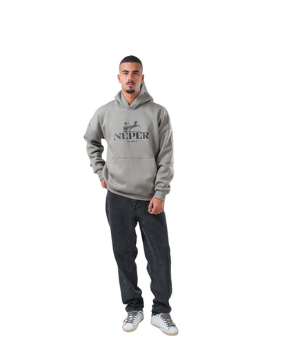 Neper Legacy Hoodie – Ash Grey Edition