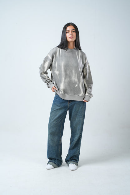 Ash Fade Crewneck – Gray