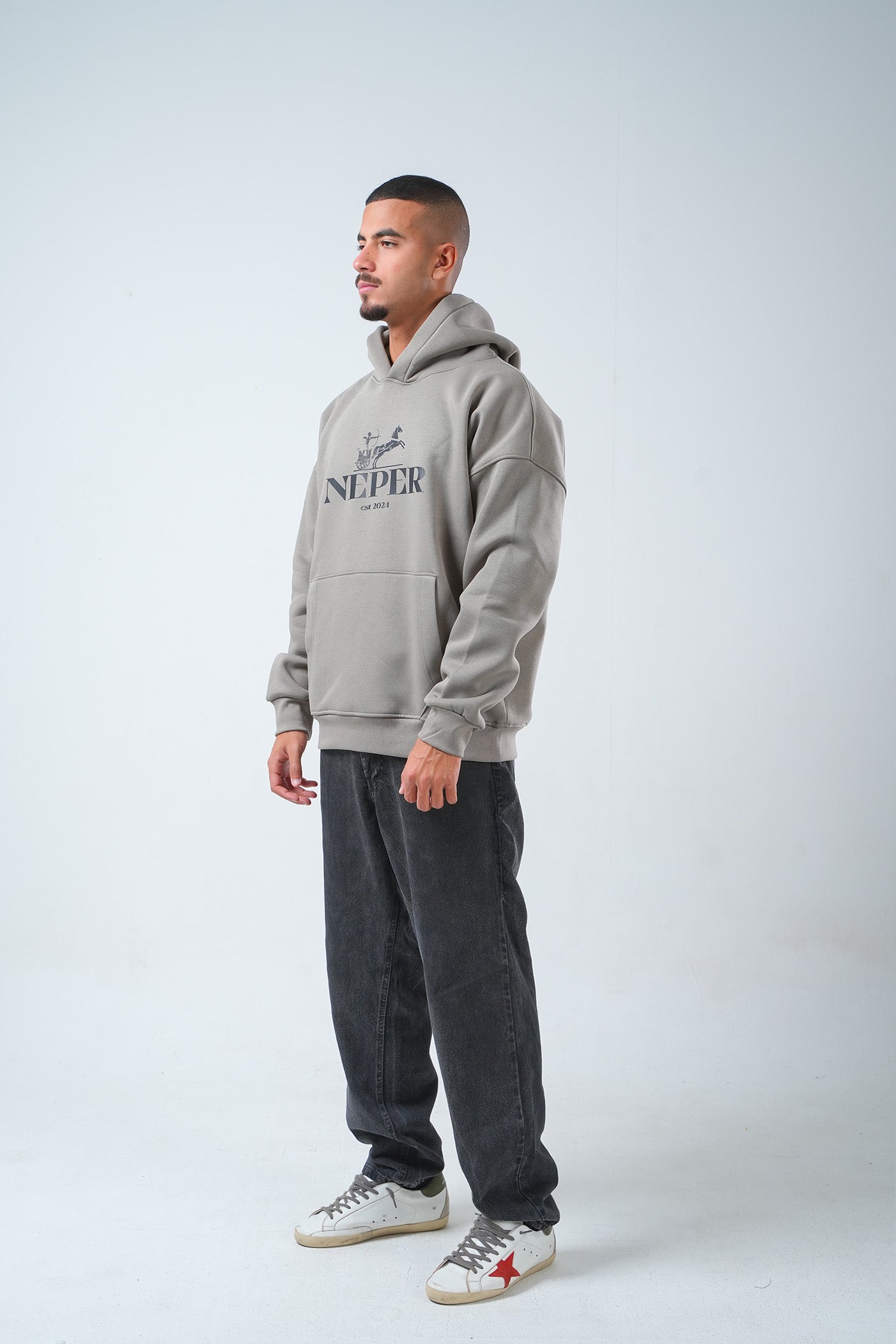 Neper Legacy Hoodie – Ash Grey Edition