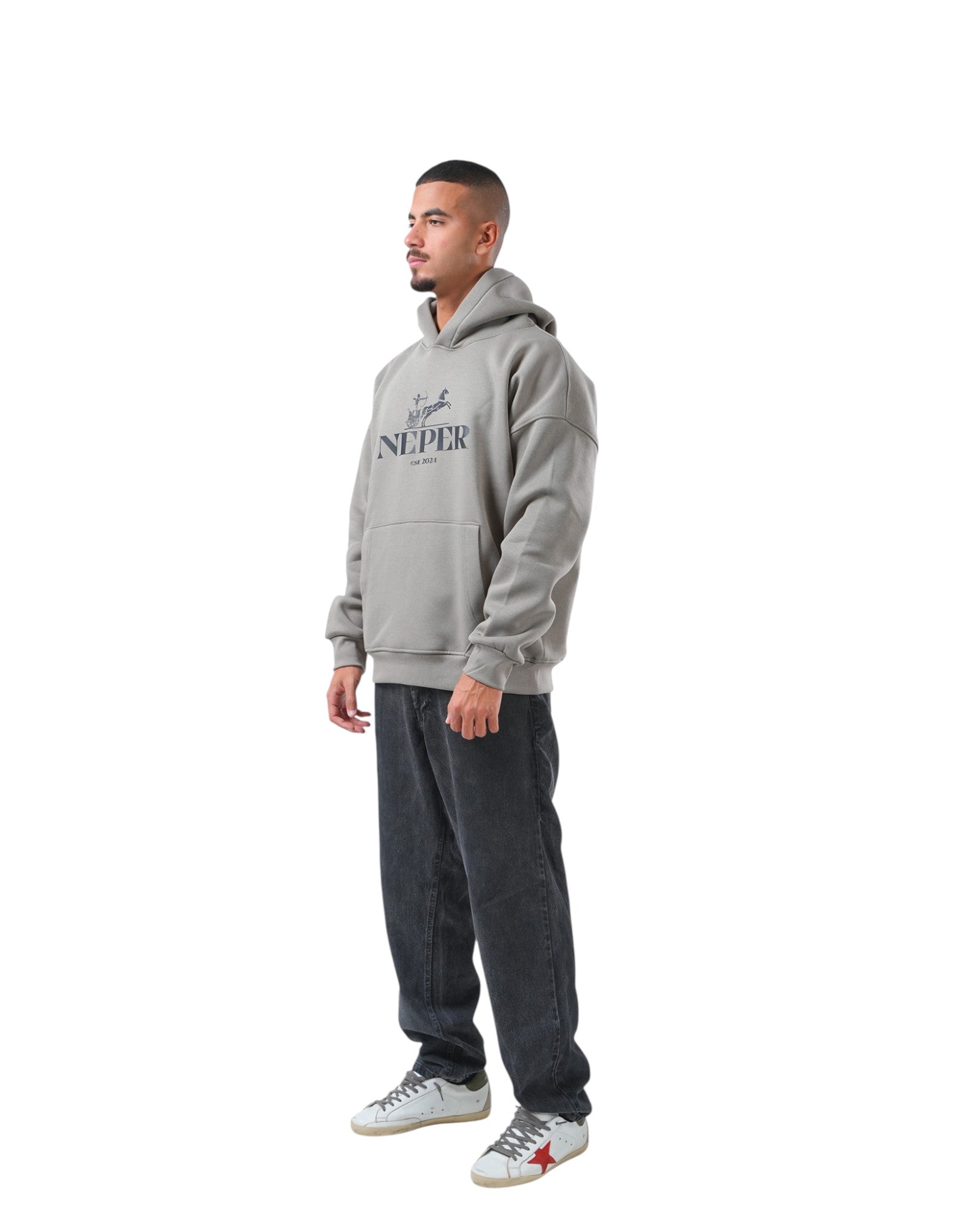 Neper Legacy Hoodie – Ash Grey Edition